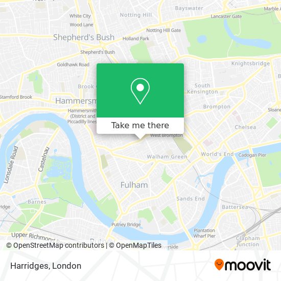 Harridges map