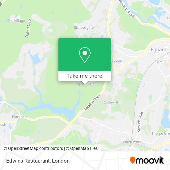 Edwins Restaurant map