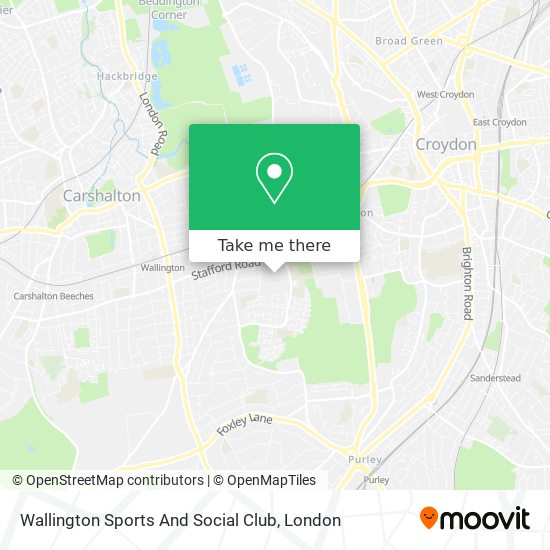 Wallington Sports And Social Club map