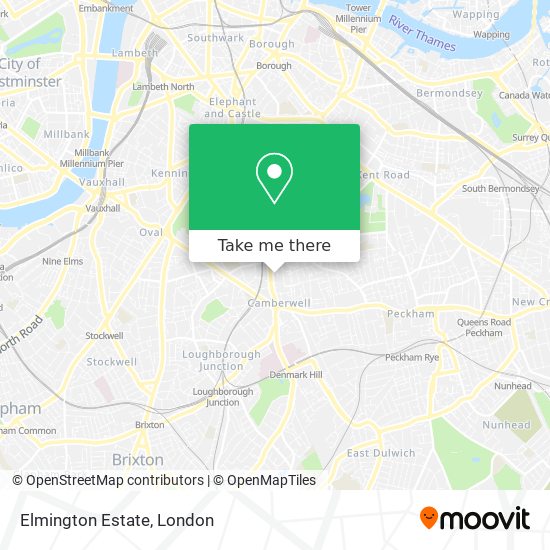 Elmington Estate map