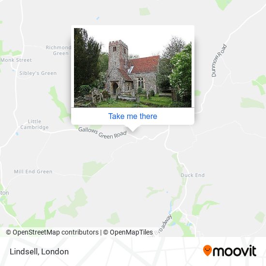 Lindsell map