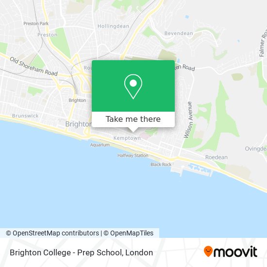 Brighton College - Prep School map