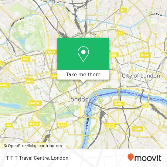 T T T Travel Centre map