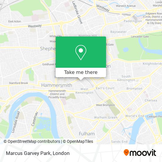 Marcus Garvey Park map