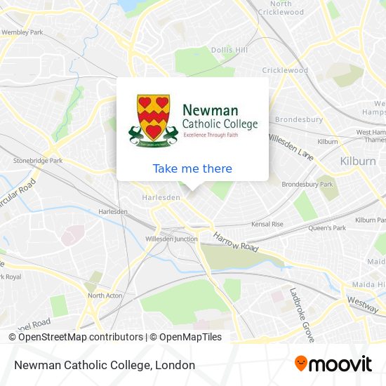 Newman Catholic College map