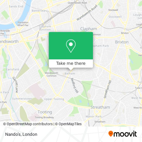 Nando's map