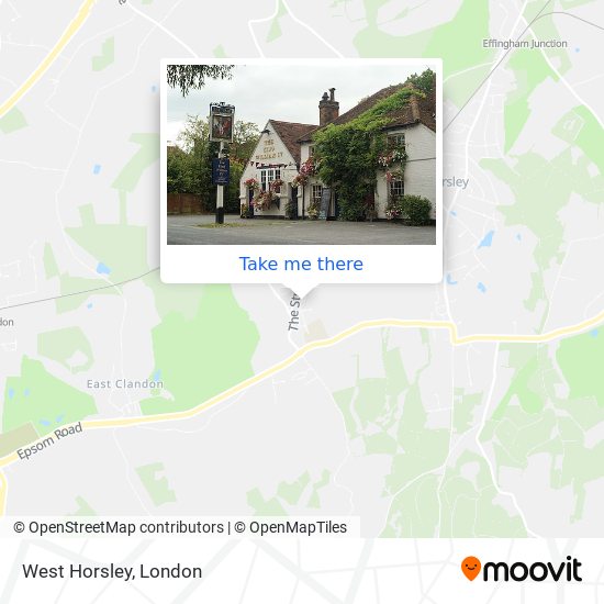 West Horsley map