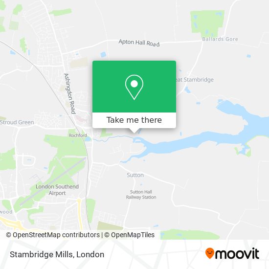 Stambridge Mills map