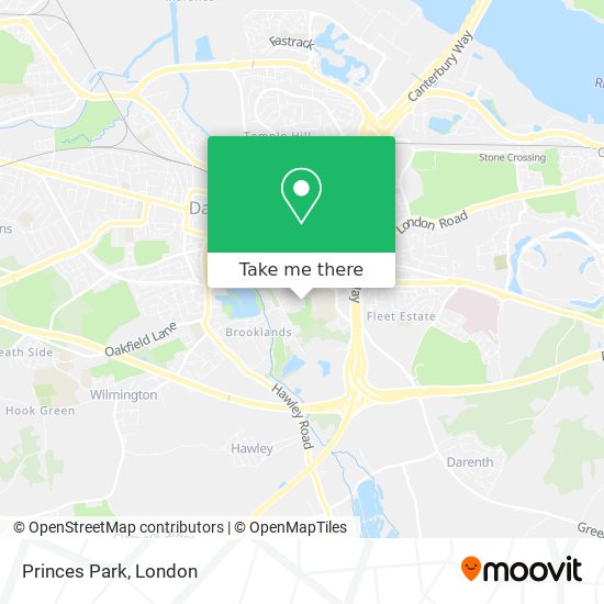 Princes Park map