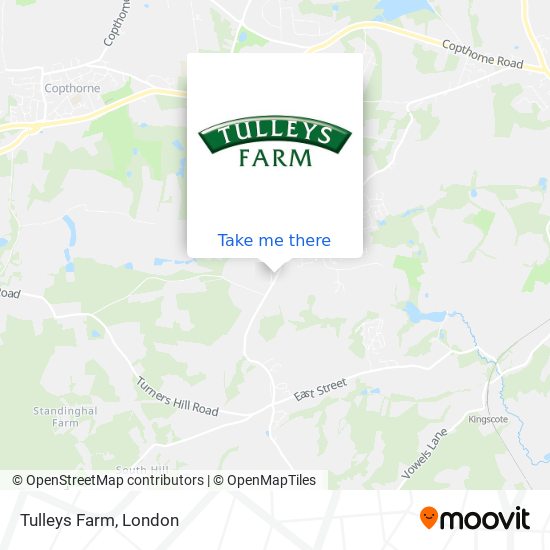 Tulleys Farm map