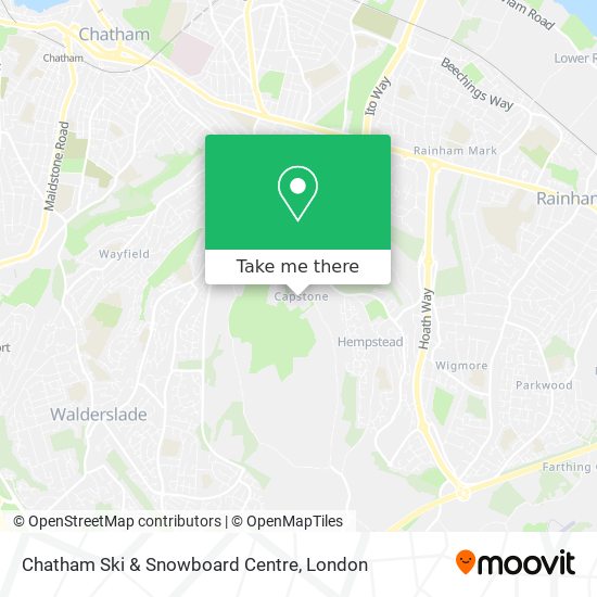 Chatham Ski & Snowboard Centre map