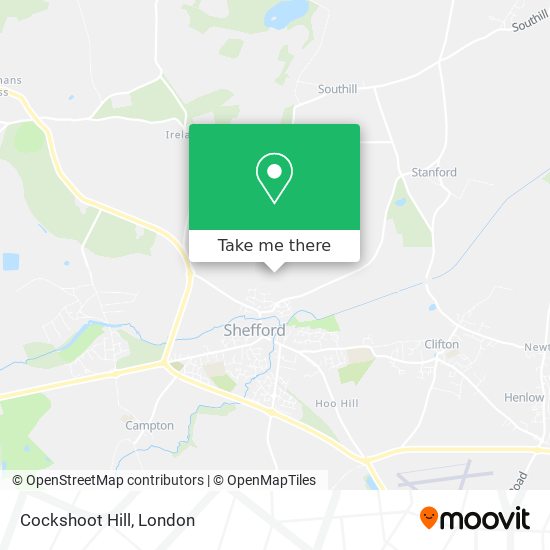 Cockshoot Hill map
