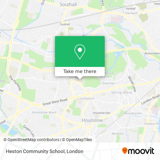 Heston Community School map