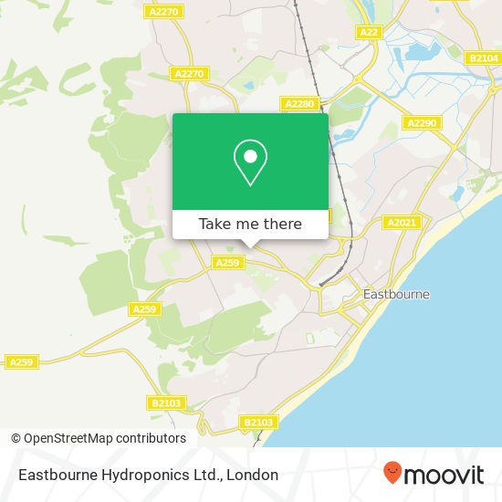 Eastbourne Hydroponics Ltd. map