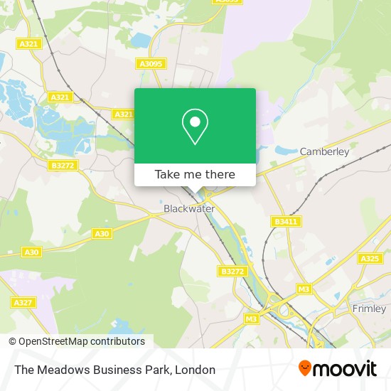 The Meadows Business Park map