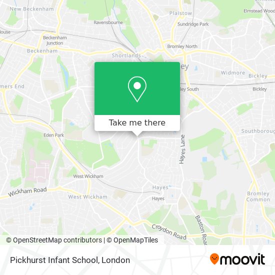 Pickhurst Infant School map