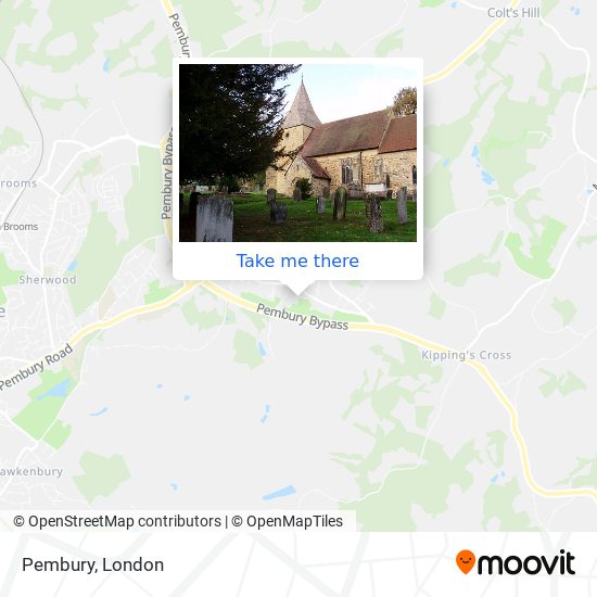 Pembury map