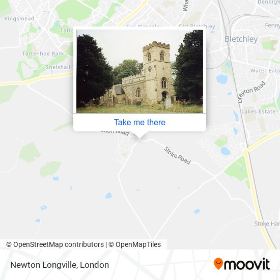Newton Longville map