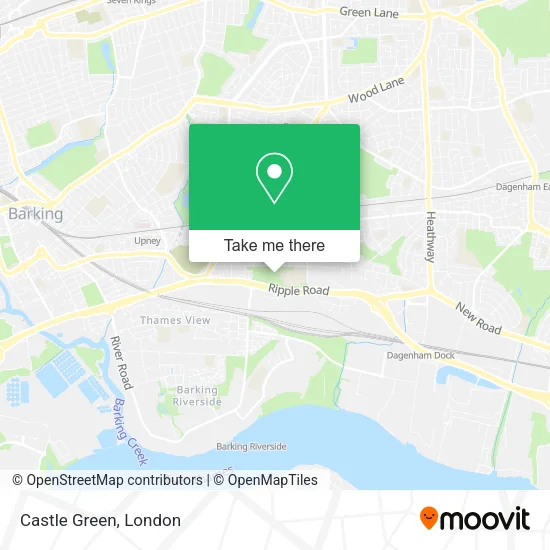 Castle Green map