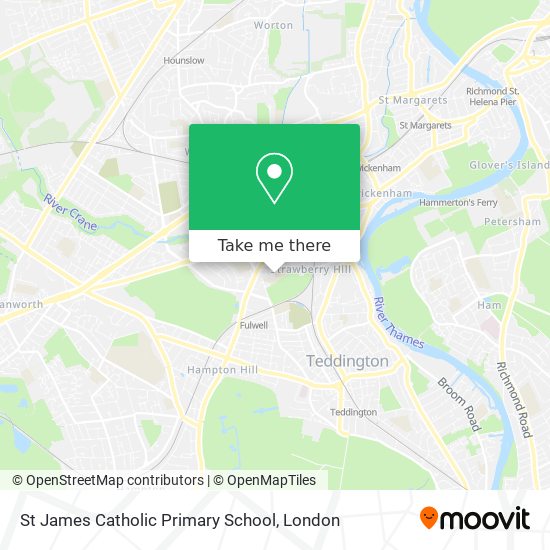 St James Catholic Primary School map