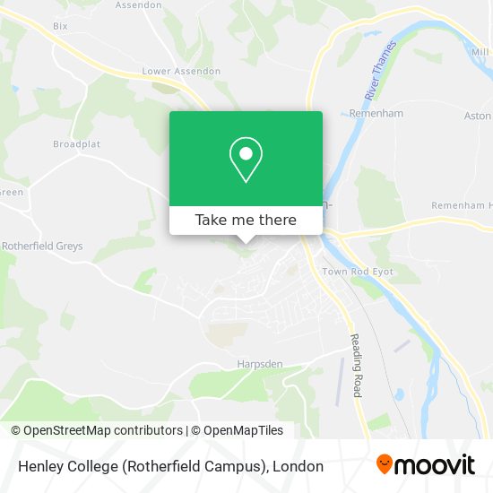 Henley College (Rotherfield Campus) map
