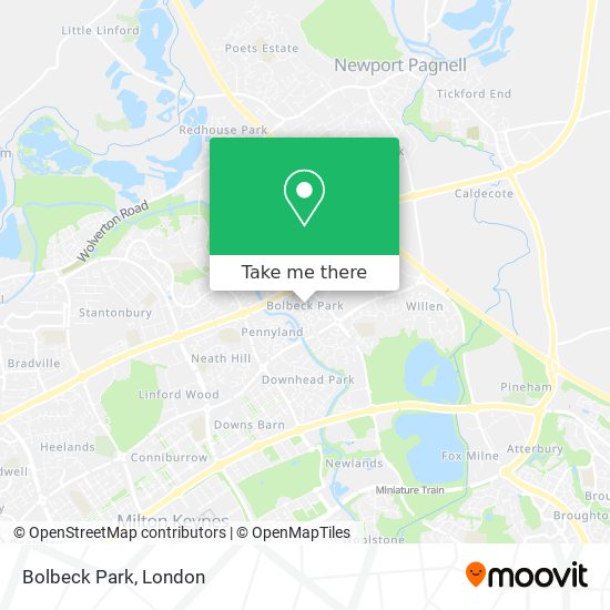 Bolbeck Park map