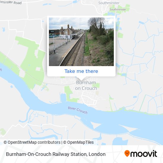 Burnham-On-Crouch Railway Station map