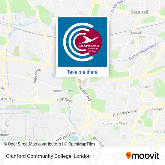 Cranford Community College map