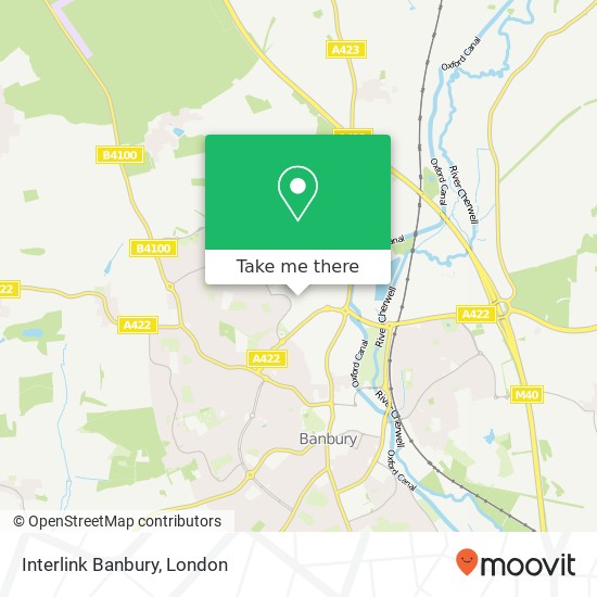 Interlink Banbury map