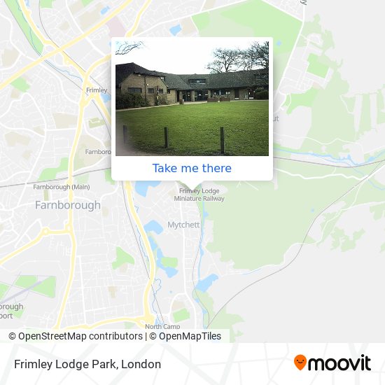 Frimley Lodge Park map