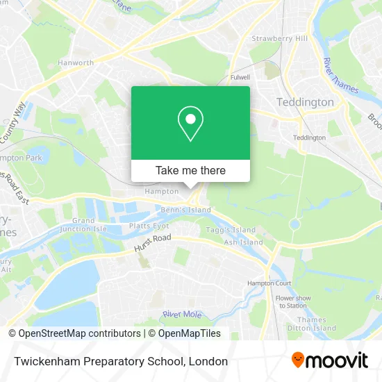 Twickenham Preparatory School map