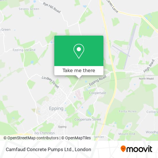 Camfaud Concrete Pumps Ltd. map