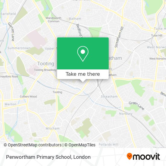 Penwortham Primary School map