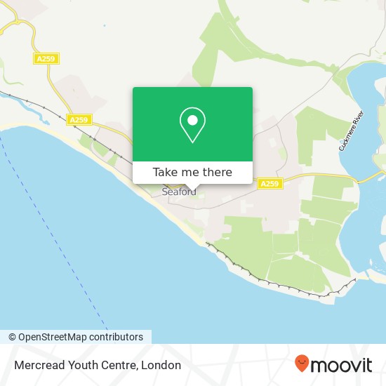 Mercread Youth Centre map