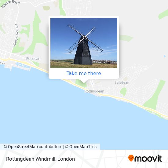 Rottingdean Windmill map