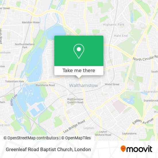 Greenleaf Road Baptist Church map