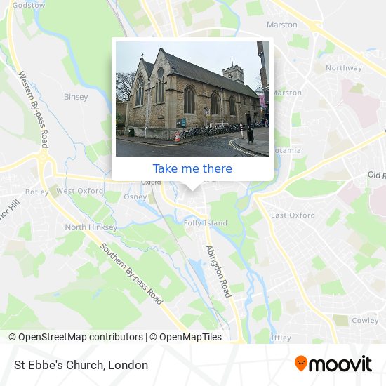 St Ebbe's Church map