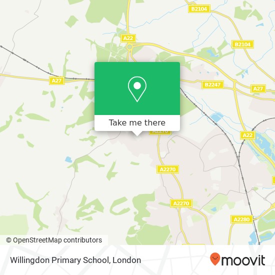 Willingdon Primary School map