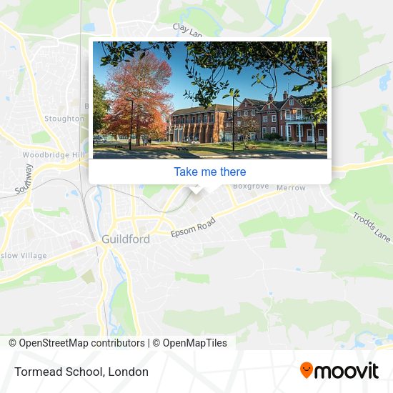 Tormead School map