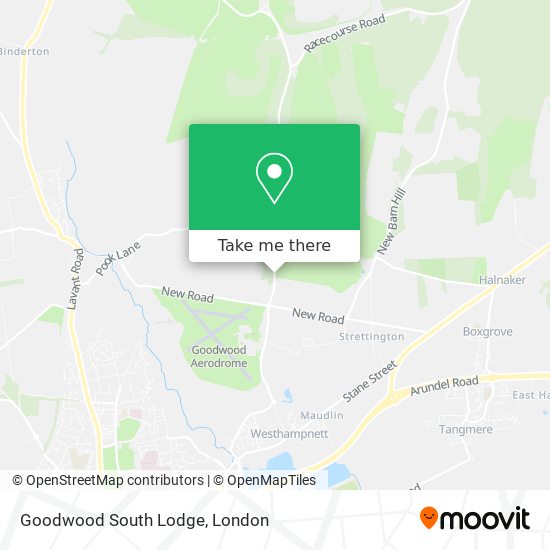 Goodwood South Lodge map
