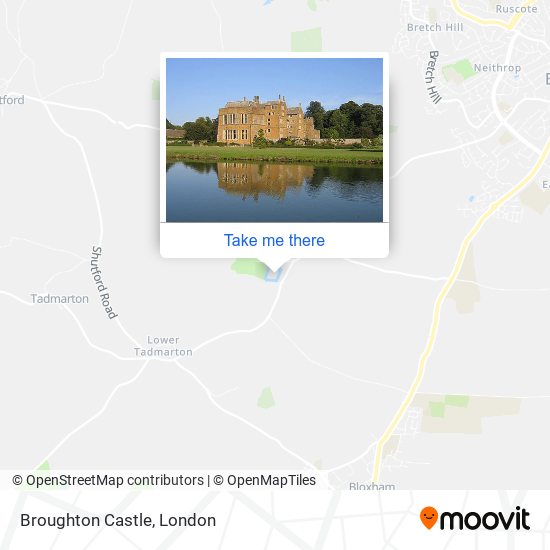 Broughton Castle map