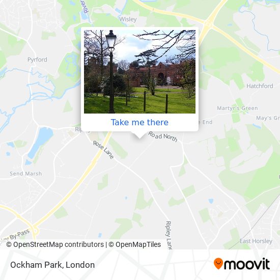 Ockham Park map