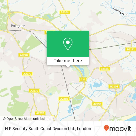 N R Security South Coast Division Ltd. map