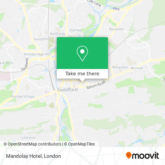 Mandolay Hotel map
