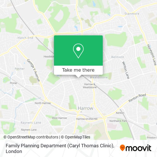 Family Planning Department (Caryl Thomas Clinic) map