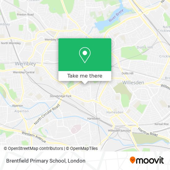 Brentfield Primary School map