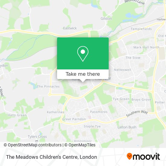 The Meadows Children's Centre map