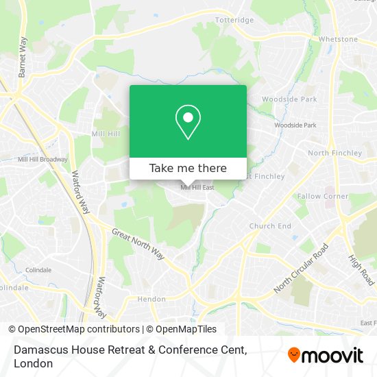 Damascus House Retreat & Conference Cent map