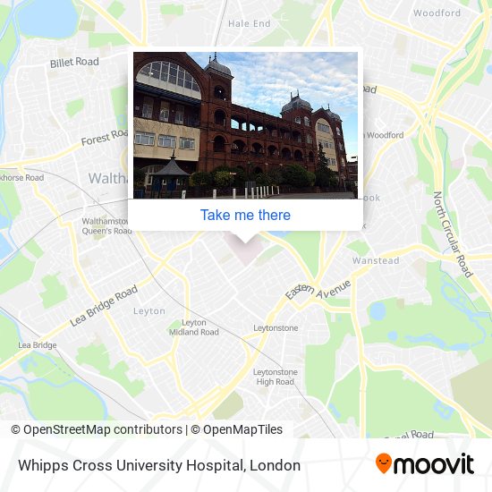 Whipps Cross Hospital Map How To Get To Whipps Cross University Hospital In Upper Walthamstow By Bus,  Tube, Train Or Dlr?