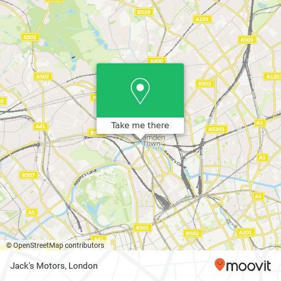 Jack's Motors map